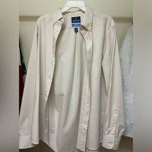 Button down Stafford long sleeve shirt.